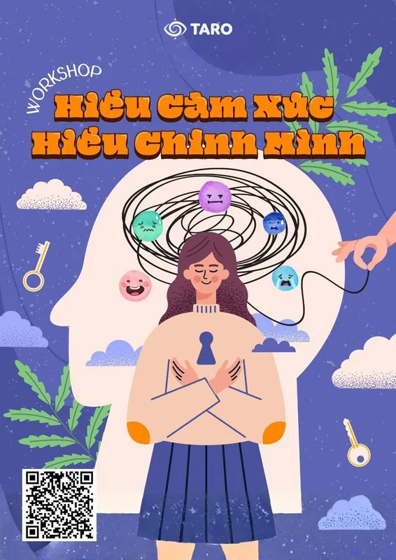 Poster workshop Hiểu cảm xúc, hiểu chính mình